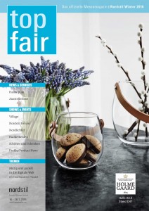 Titelseite top fair Messemagazin der Messe Frankfurt mit Berthold Blesenkemper
